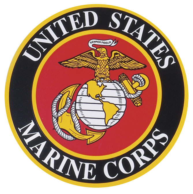 Auto Magnet, Large Marine Corps Crest